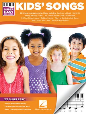 cover image of Kids' Songs--Super Easy Songbook